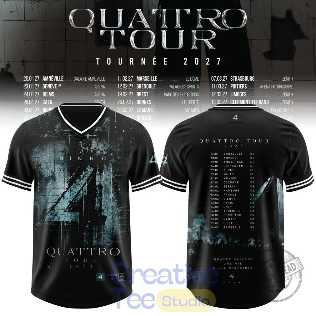 Ninho Quattro Tour 2027 Concert Dates Football Jersey 3 Ninho Quattro Tour 2027 Concert Dates Football Jersey