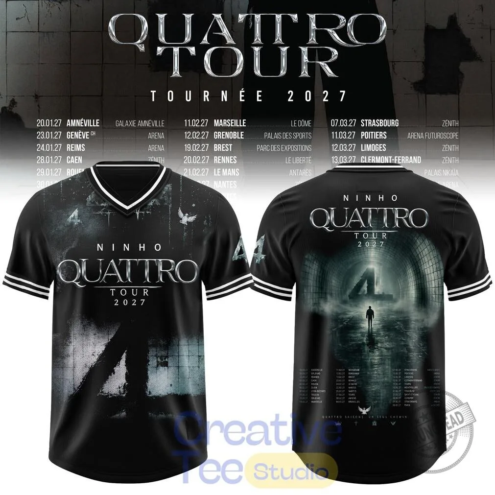Ninho Quattro Tour 2027 Concert Dates Football Jersey 4 Ninho Quattro Tour 2027 Concert Dates Football Jersey