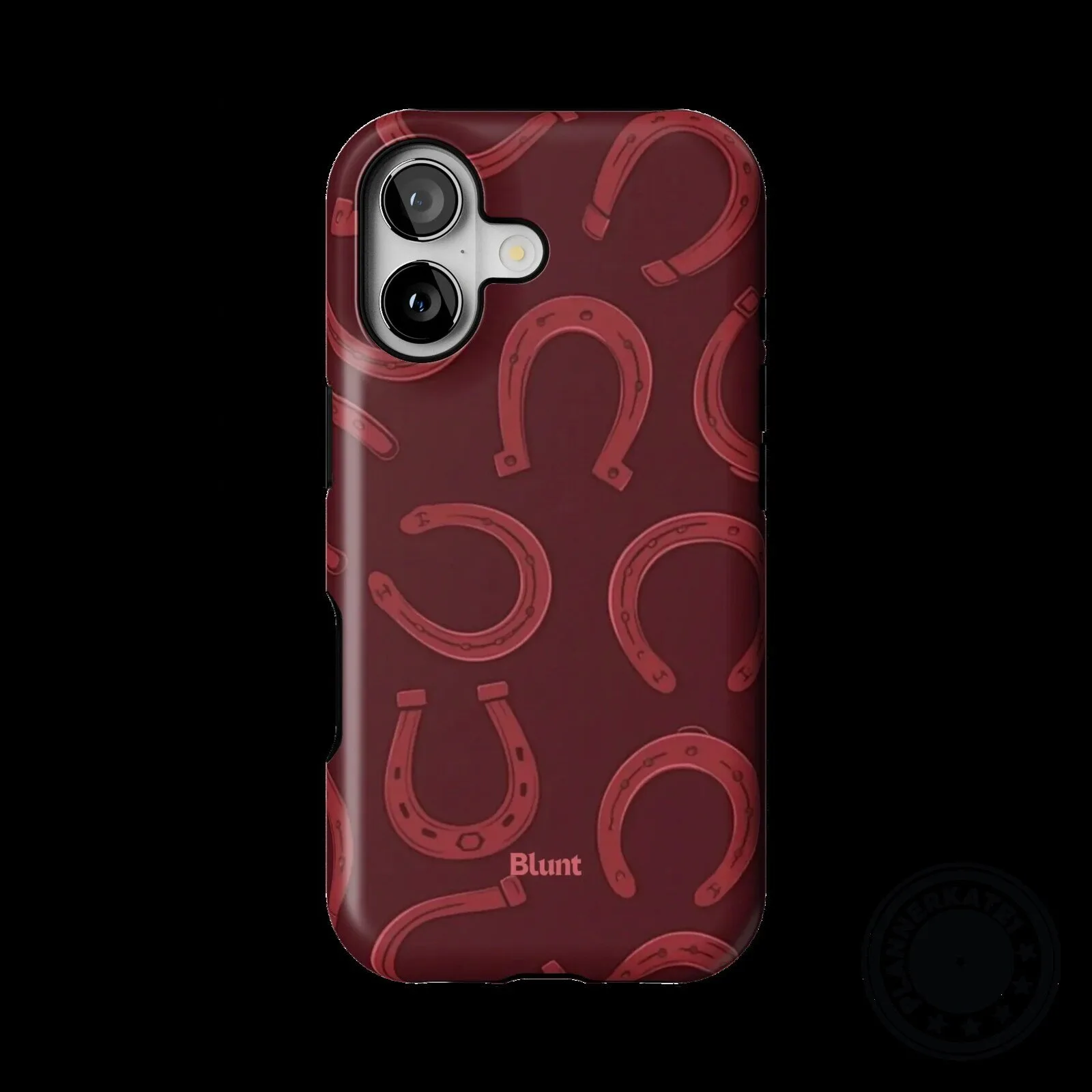 Lucky Red Horseshoe Pattern Phone Case for iPhone and Samsung Galaxy 1 Lucky Red Horseshoe Pattern Phone Case for iPhone and Samsung Galaxy