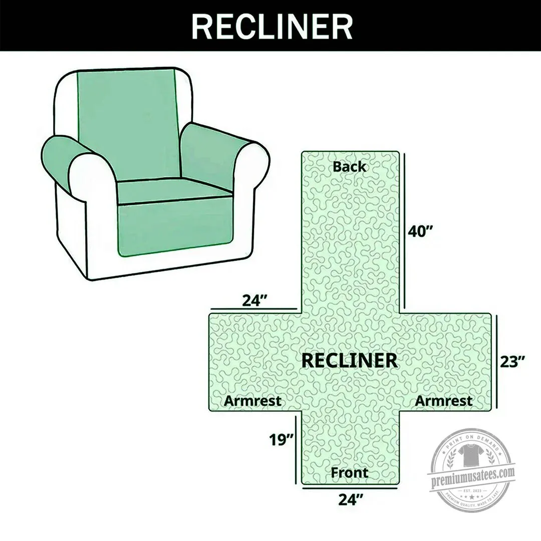 Fallen Soldier Forever Honored Quilted Recliner Chair Cover 11 Fallen Soldier Forever Honored Quilted Recliner Chair Cover