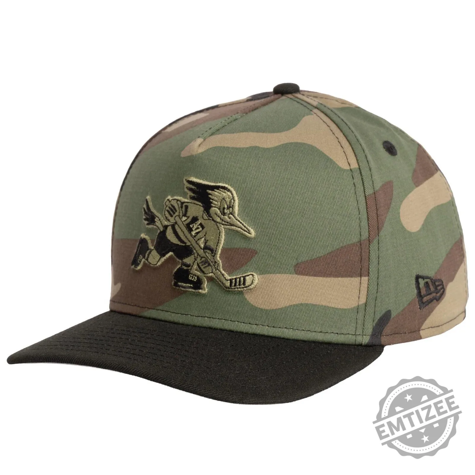 Tucson Roadrunners AHL Woodland Camouflage New Era Snapback Cap Hat 3 Tucson Roadrunners AHL Woodland Camouflage New Era Snapback Cap Hat