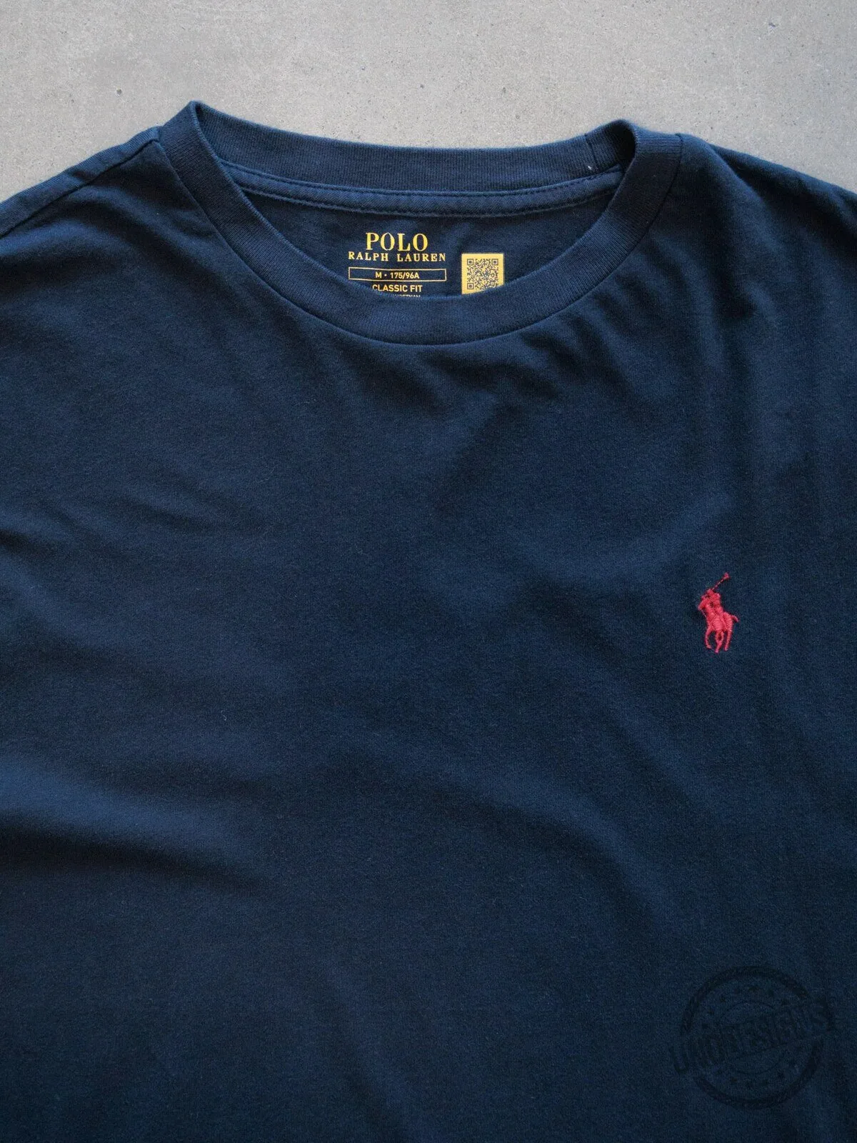Ralph Lauren Polo Shirt Navy Blue Short Sleeve Cotton Crew Neck T-Shirt 4 Ralph Lauren Polo Shirt Navy Blue Short Sleeve Cotton Crew Neck T-Shirt