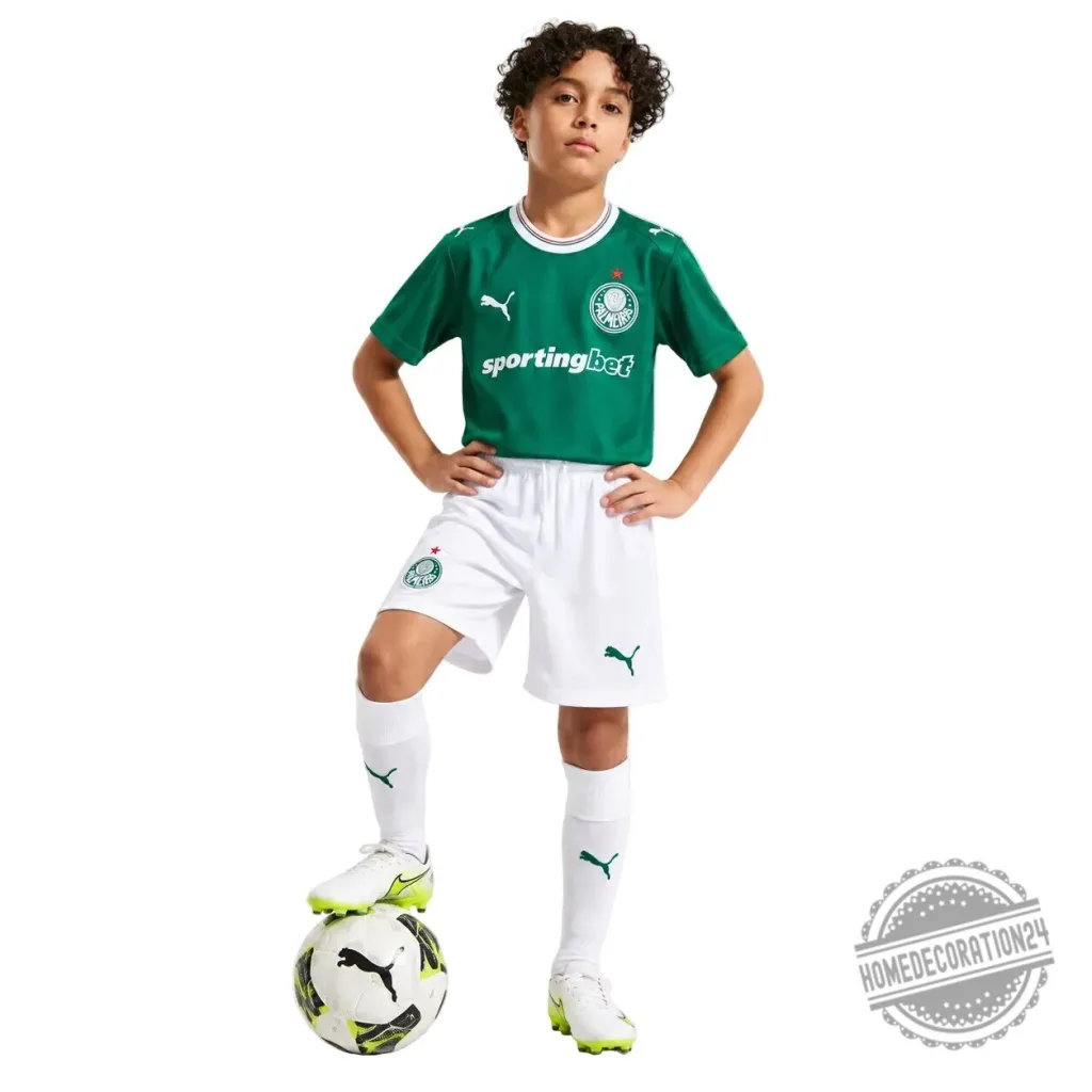 Palmeiras 2025-2026 Home Kit Youth Soccer Jersey and Shorts Set Palmeiras 2025-2026 Home Kit Youth Soccer Jersey and Shorts Set