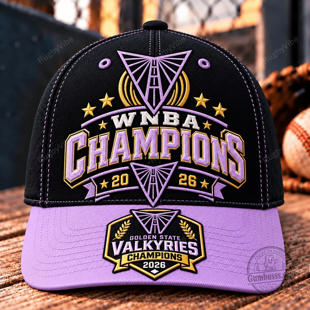 Golden State Valkyries WNBA Champions 2026 Baseball Cap Hat