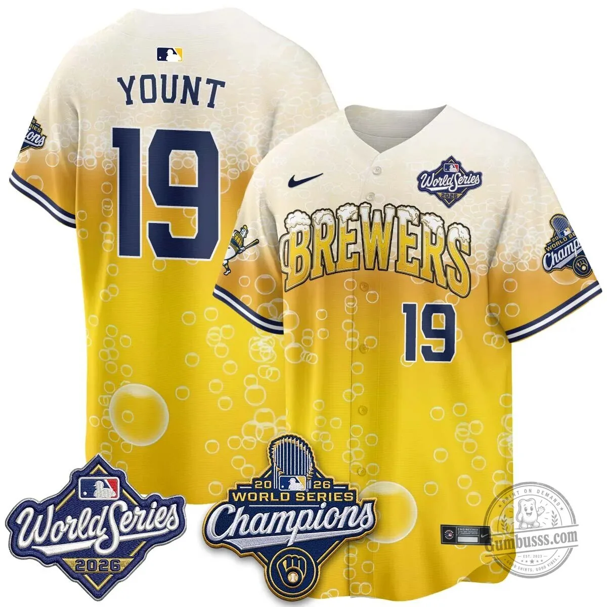 Milwaukee Brewers 2026 World Series Champions Beer Design Baseball Jersey 82 Milwaukee Brewers 2026 World Series Champions Beer Design Baseball Jersey