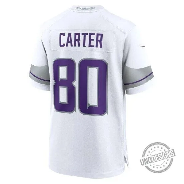 Minnesota Vikings Cris Carter White Football Jersey 7 Minnesota Vikings Cris Carter White Football Jersey