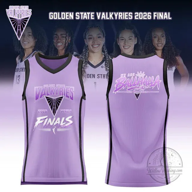 2026 WNBA Finals Purple Basketball Jersey for Golden State Valkyries