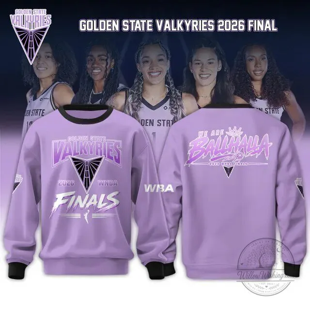 Golden State Valkyries 2026 WNBA Finals Lavender Sweatshirt