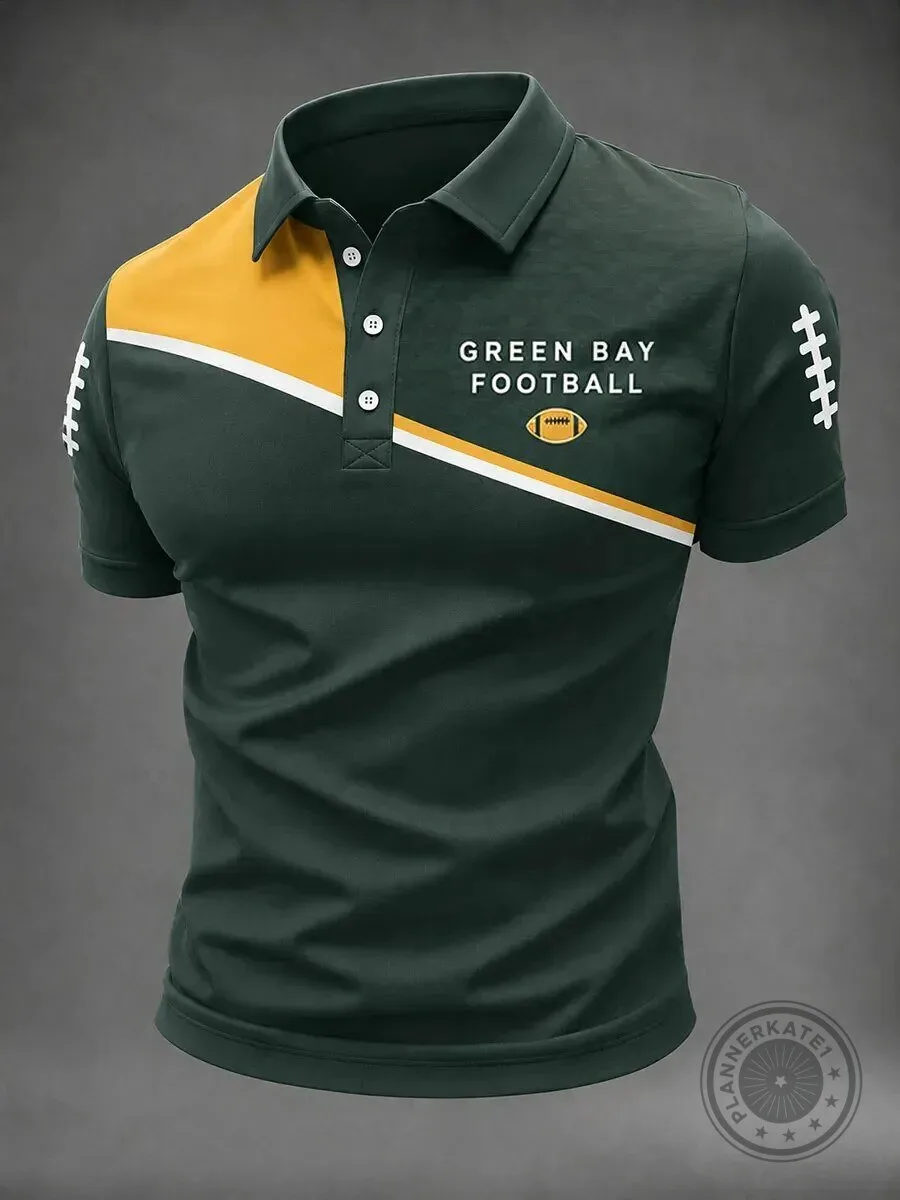 Green Bay Football Team Sports Fan Polo Shirt for Men 2 Green Bay Football Team Sports Fan Polo Shirt for Men
