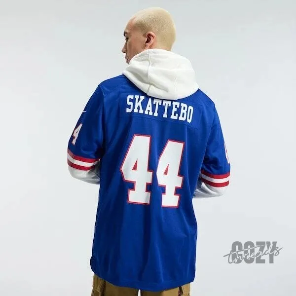 New York Giants Cam Skattebo Royal Blue American Football Jersey 13 New York Giants Cam Skattebo Royal Blue American Football Jersey
