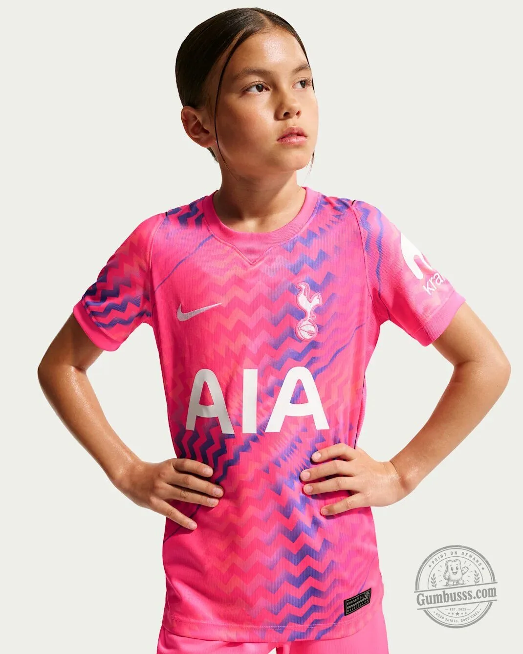 Tottenham Hotspur Goalkeeper Kids Kit Pink Soccer Jersey 4 Tottenham Hotspur Goalkeeper Kids Kit Pink Soccer Jersey