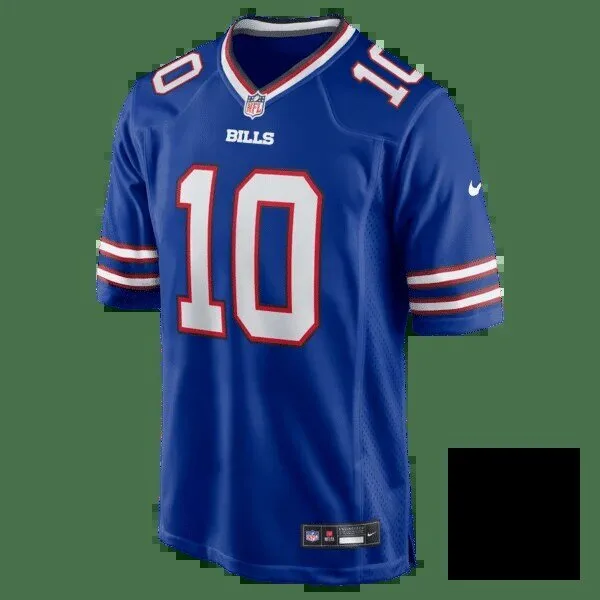 Buffalo Bills Khalil Shakir Royal Blue Football Game Jersey 11 Buffalo Bills Khalil Shakir Royal Blue Football Game Jersey