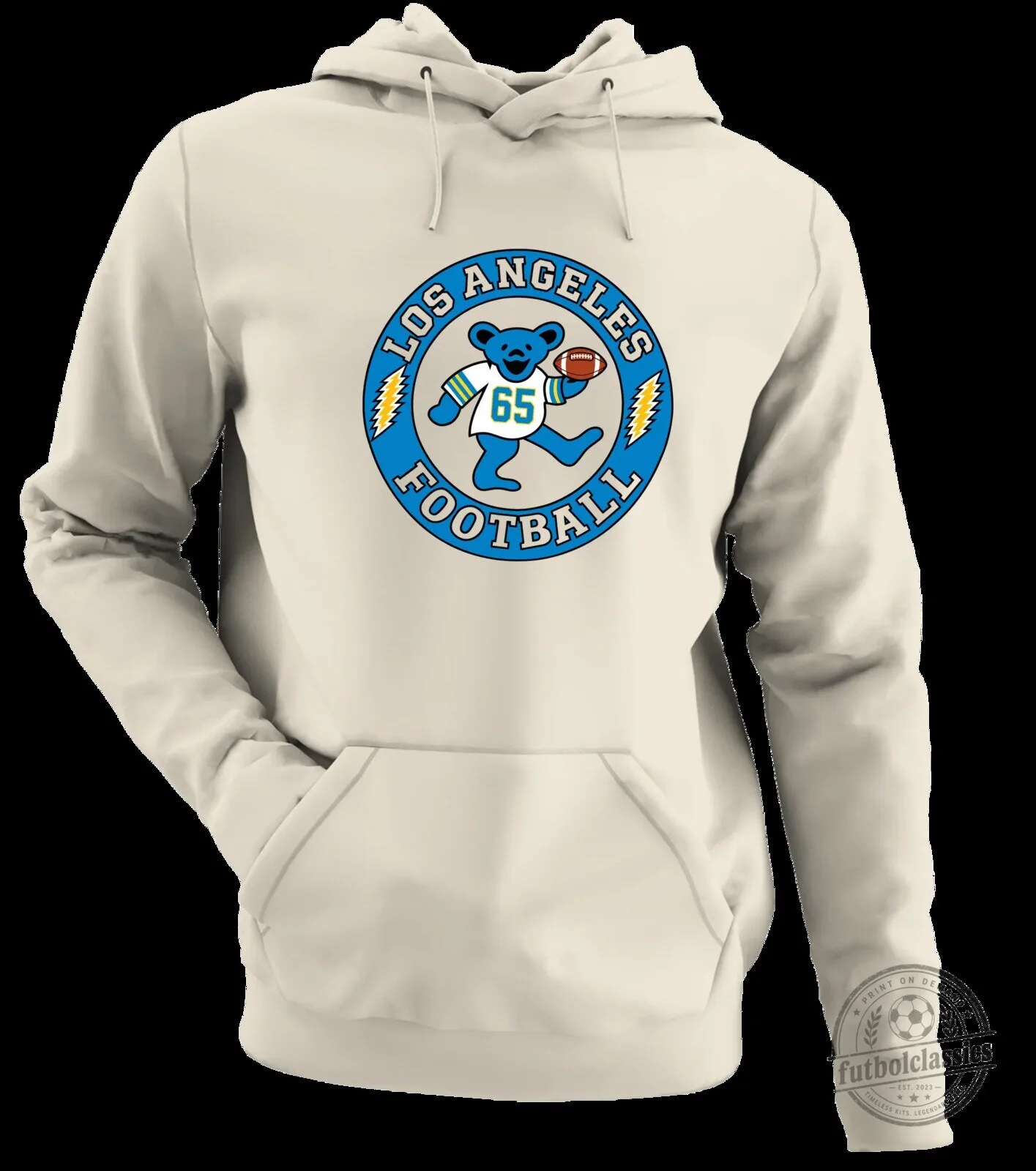 Los Angeles Football Dancing Bear Grateful Dead Inspired Hoodie 12 Los Angeles Football Dancing Bear Grateful Dead Inspired Hoodie