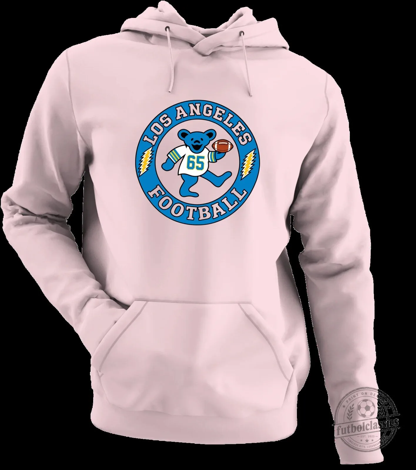 Los Angeles Football Dancing Bear Grateful Dead Inspired Hoodie 13 Los Angeles Football Dancing Bear Grateful Dead Inspired Hoodie