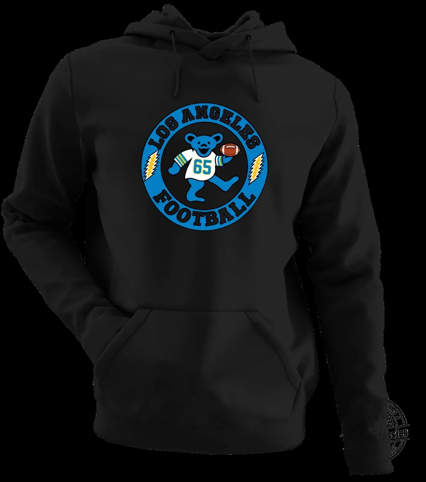 Los Angeles Football Dancing Bear Grateful Dead Inspired Hoodie 17 Los Angeles Football Dancing Bear Grateful Dead Inspired Hoodie