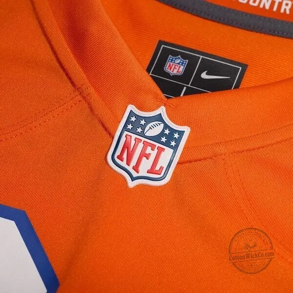 Denver Broncos John Elway Orange Football Jersey Number 7 NFL Throwback 11 Denver Broncos John Elway Orange Football Jersey Number 7 NFL Throwback