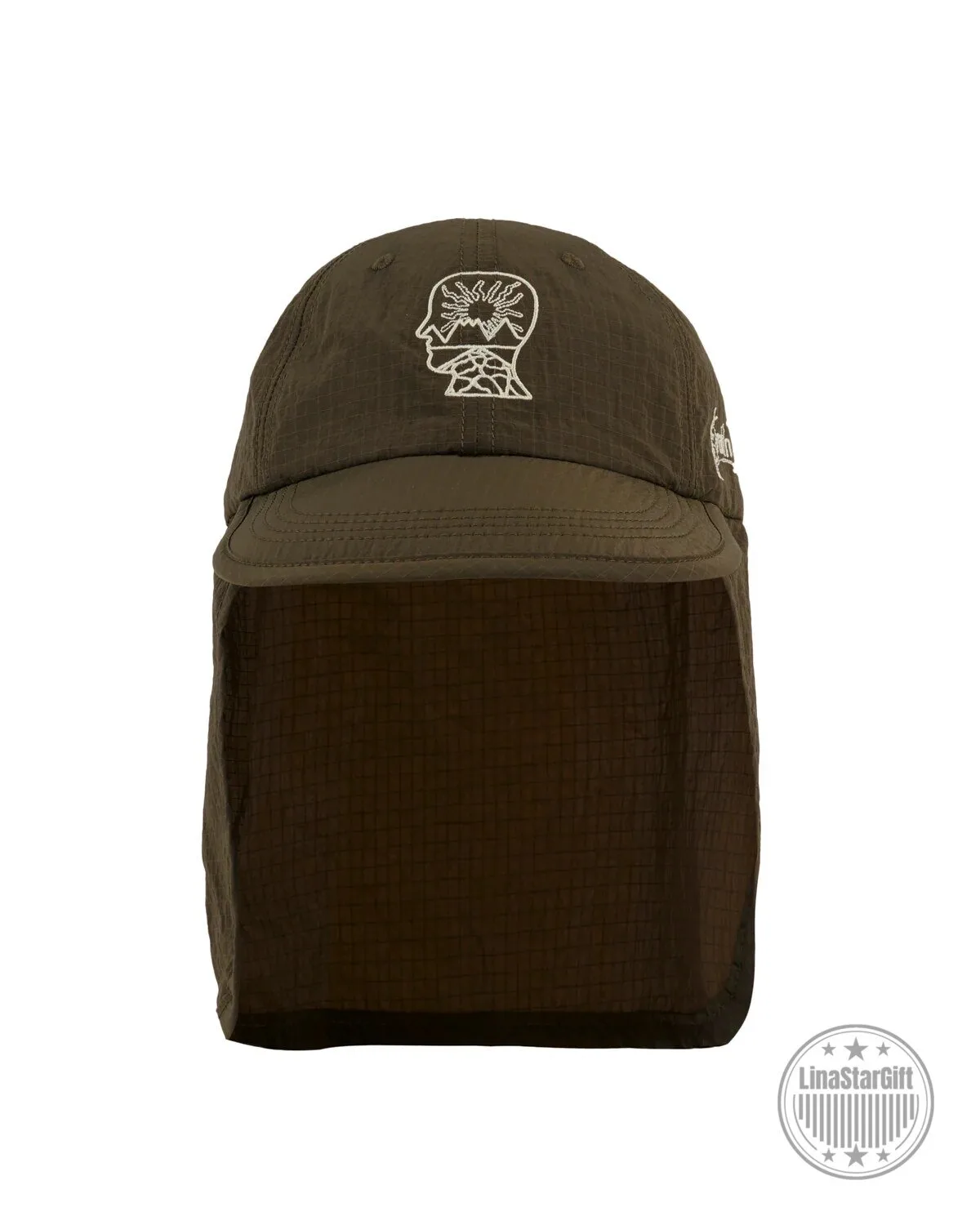 Brain Dead Embroidered Ripstop Sun Protection Cap Hat