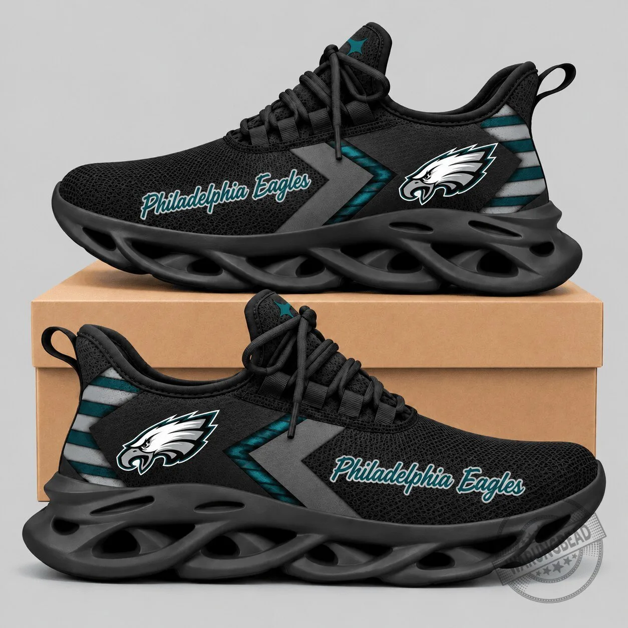 Philadelphia Eagles National Football League Team Logo Sneakers 1 Philadelphia Eagles National Football League Team Logo Sneakers