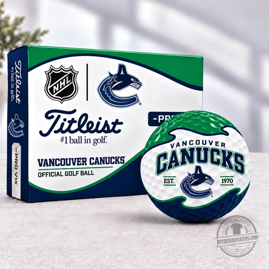 Vancouver Canucks National Hockey League Titleist Golf Ball Set Vancouver Canucks National Hockey League Titleist Golf Ball Set